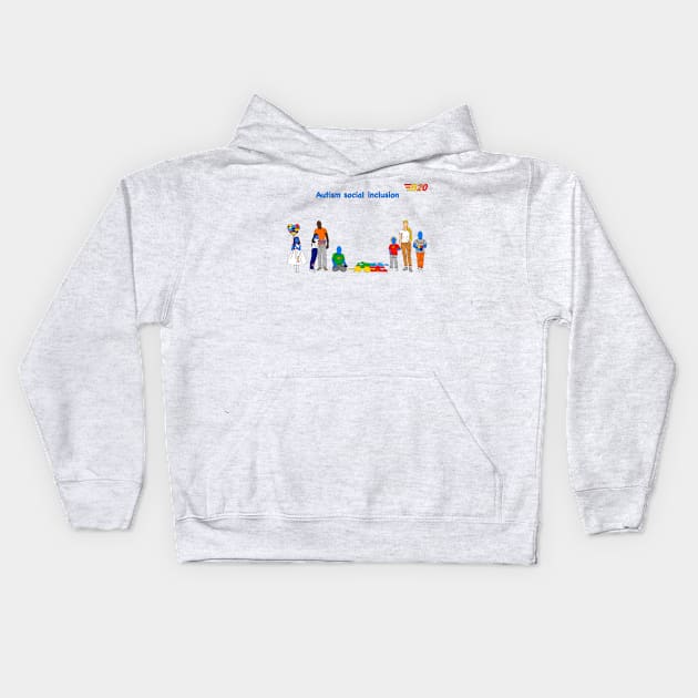 Autism Kids Hoodie by superbottino96